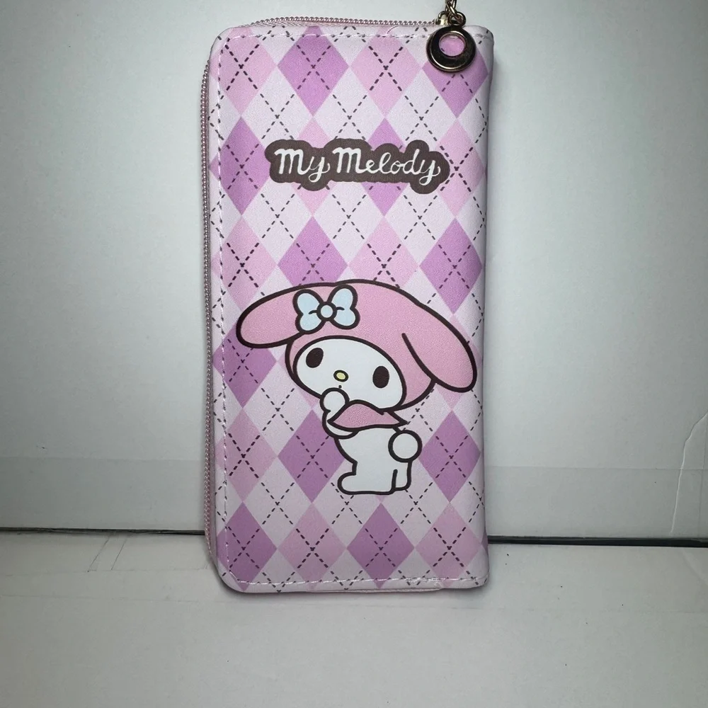 My Melody Argyle Wallet NWT Hello Kitty Friends